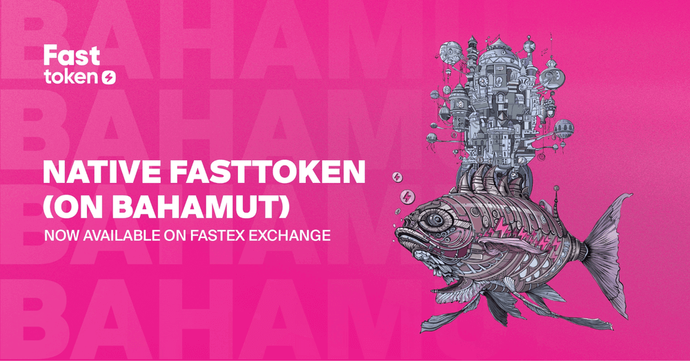 Bahamut fish , fast token logo